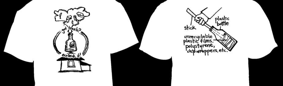 new eco brick instruction shirts 2 bw s